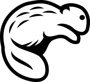 Beaver Outline Clip Art
